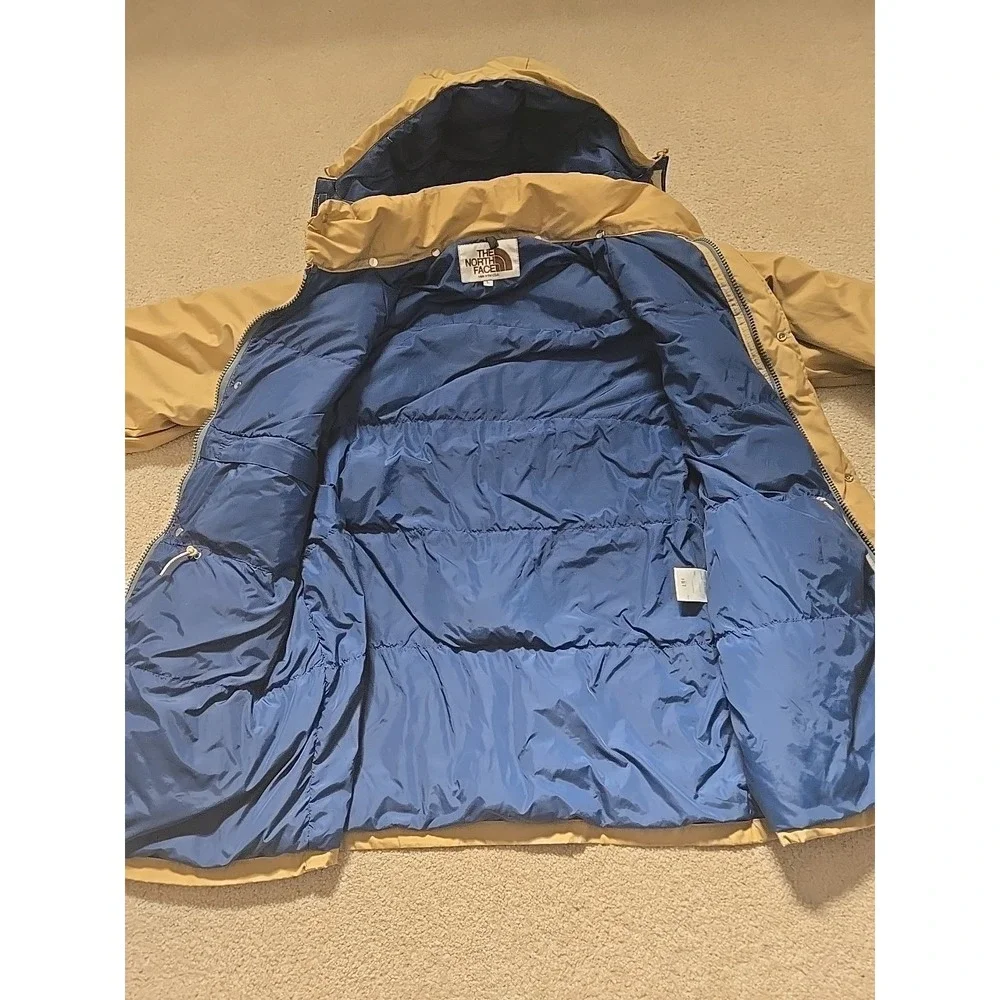 THE NORTH FACE (USA) Vintage Serow Prime Goose Down Tan Winter Parka Coat ~ L‎